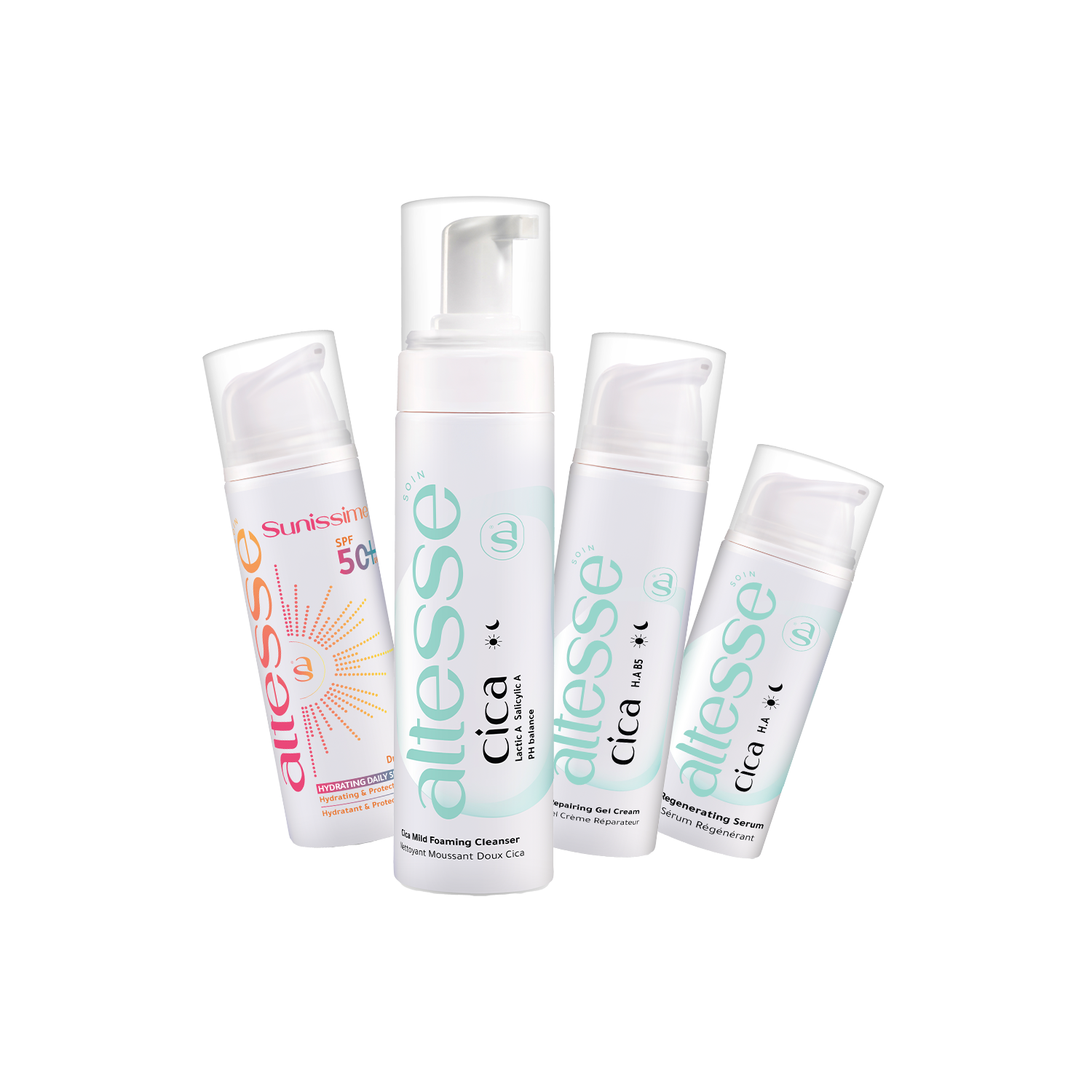 Cica Repairing Range Offer + Free Shipping ( Foaming Cleanser + Serum + Gel Cream )